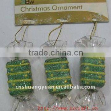 Transparent candy ornament/clear candy ornament /christmas gifts for kids