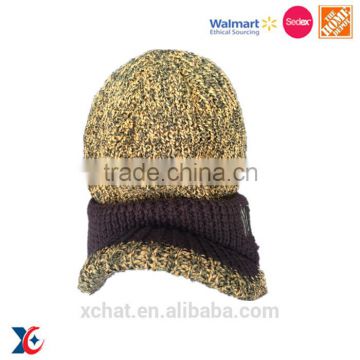 China Factory fashion warmer wholesale custom embroidered beanie with custom label