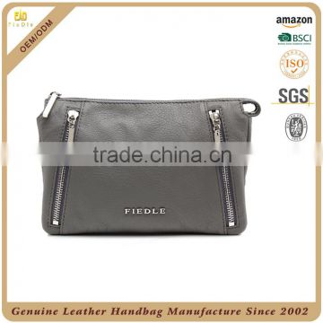 China vendor custom design genuine leather clutch handbag, lady leather clutch, yak leather purses and handbags 2016 wholesale                        
                                                Quality Choice