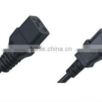 VDE approval IEC 60320 computer female male power plug