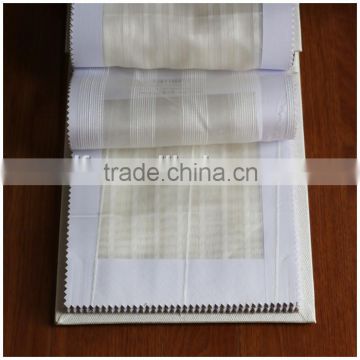 Sheer fire retardant home textile stripe fabric 2015 XJY 0254