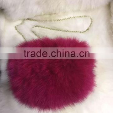 Genuine Red fox hand warmers/Handbag for gift OEM/Wholesale /Retail