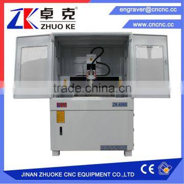 China 3.2kw spindle mach 3 control system cnc router mini 600*600mm cnc router metal cutting machine for sale