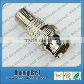 CCTV bnc male to f female connector