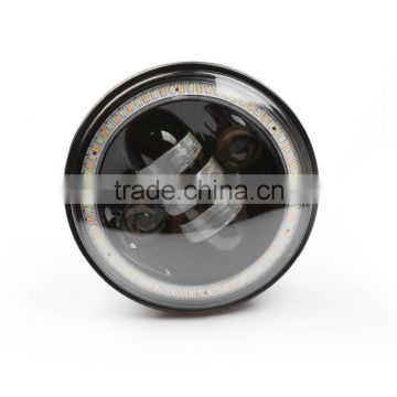 5.75 inch round DC 10V~30V 25W/35W 1350LM/1770LM 6000K LED Headlight with for Harley.