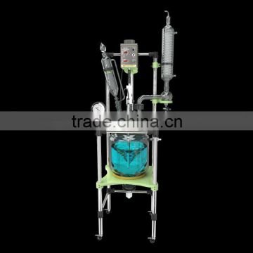 GR-20L GR Double-layer Glass Reaction Kettle with Variable Frequency Speed Control