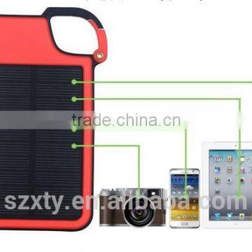 long lasting high capacity power bank solar charger 4050mah