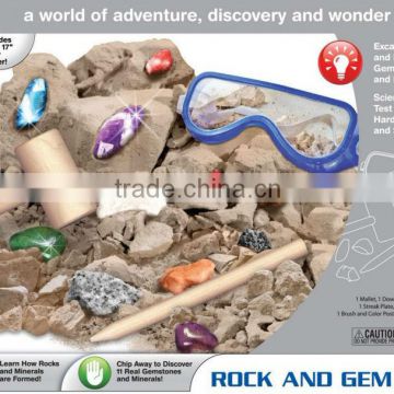 Dig and discover natural crystal,Rock kit toys