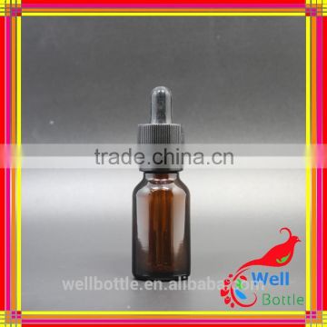 15ml amber glass dropper bottles with small glass bottles sale for electric smoke oil bottle