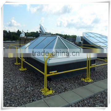 fixed aluminum roof skylight window with heat insulation