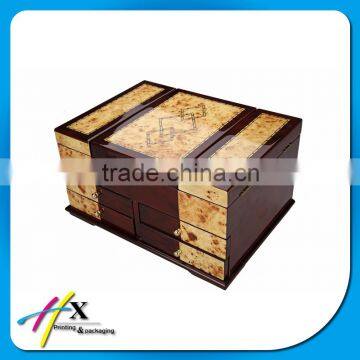 Chinese wholesale luxury jewelry box with drawers