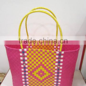 Colorful rattan basket from Vietnam for storage with cheapest price