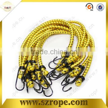 6mm-10 yellow hollow polypropylene rope flat/round elastic cords