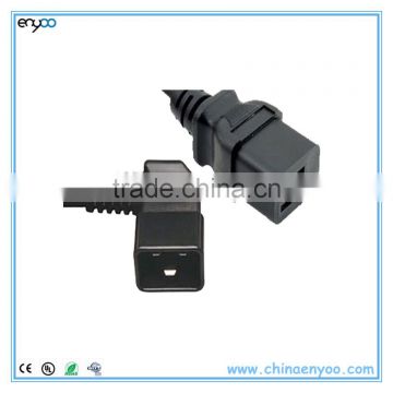 C20 Left Angle to C19 Power Cable - Server Power Cord