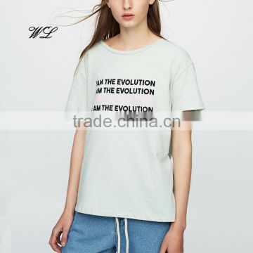 Wholesale woman 3d printing t-shirt summer t-shirt fashion woman wear