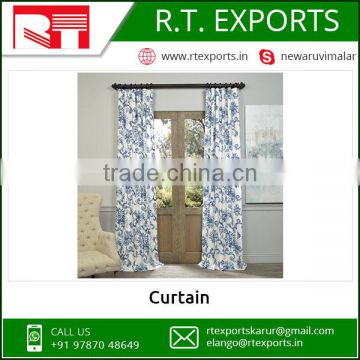 Printed 100% Cotton Bathroom Curtain India