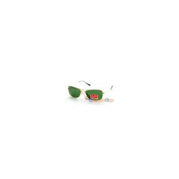 Ray-Bam RB3388-Aviator Gold Frame with Green lens