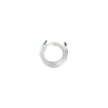 PVC transparent silver thread shower hose