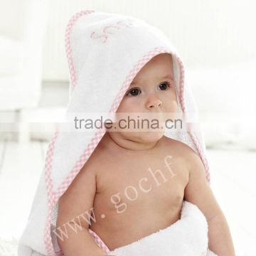 100% cotton ultra soft babies hooded towels