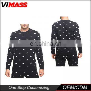 New Arrival Mens Crewneck Long Sleeve Bulk Jumpers Custom all Printing OEM Design Sweatshirt