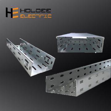 Jiangsu high quality galvanized steel perforated cable tray HDG slotted cable tray manufacturer