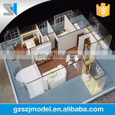 Interior unit house home furniture scale models ,building model factory