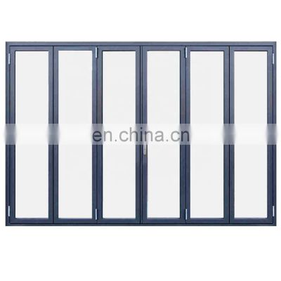 Double glazing bi fold screen door install accordion screen door with low price