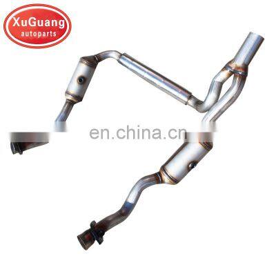 XG-AUTOPARTS fit  Jeep Wrangler 2 catalyst exhaust manifold catalytic converter - exhaust bend pipes flanges cones