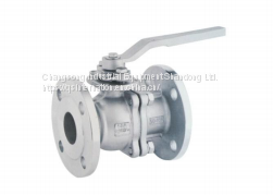 2 piece flange ball valve Japanese standard JIS 10k/20k