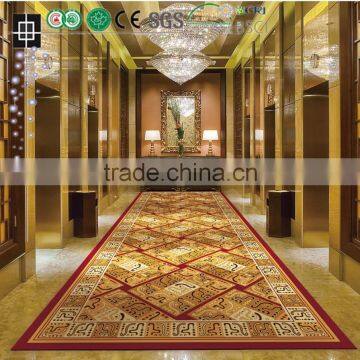 093 Printed Hotel Lobby Nylon Carpet Commerical Corridor Nylon Printed Carpet