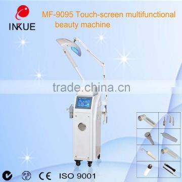 MF-9095 Innovative products 2016 10 in 1 multifunctional skin care lifting tools with power probe and LED photon light therapy