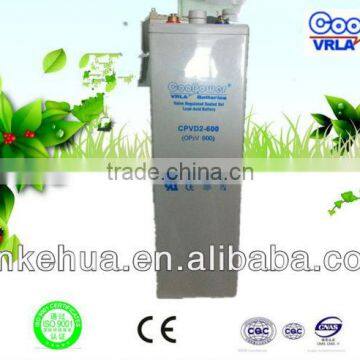 Free maintaince OPZV(GEL) 2V600AH Solar Battery