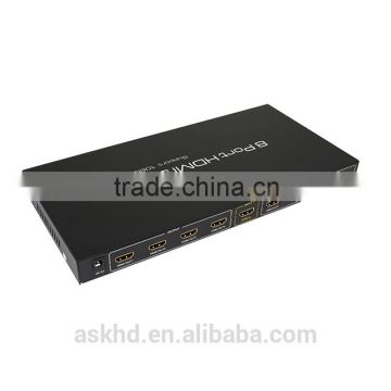 Review 8 port HDMI Splitter 1.4v 1 in 8 out Adapter with high Quality
