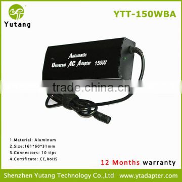 Multi AC Laptop 150W Adapter with CE / RoHS Certificate