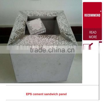 EPS prefabricated cement sandwich panel with fire resistance waterproof nonasbestos calcium silicate
