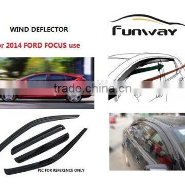 car window sun visor,window deflectors for 2014 FORD FOCUS