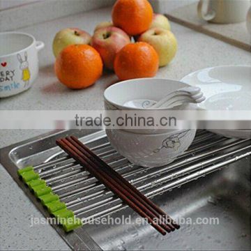 2016 HOT Sale Silicone Handy Drainer stainless steel drying rack for dish