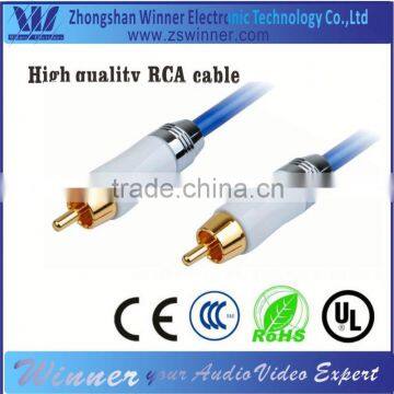 High end 3rca male to 3rca male auduo cable