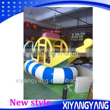 Wooden indoor soft play toys in playground