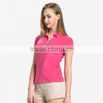 custom original womens color combination collar design golf polo shirts
