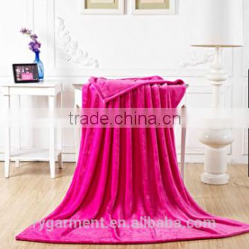 warm and luxury solid color design faux fur throw blanket