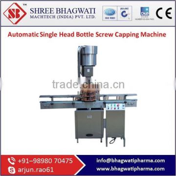 New Automatic Single Head Bottle Screw Capping Machine At Affordable Price