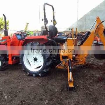 side-shift garden tractor loader backhoe