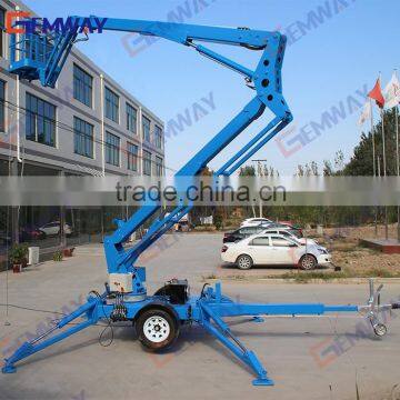 China towable articulated lifts for roof cleaning