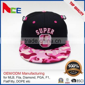 Wholesale Promotional Fashion Custom Logo 5 Panel Cap Snapback