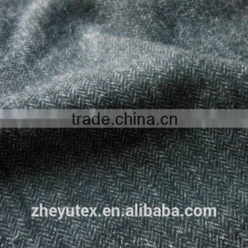 wool polyester cotton blend herringbone new hot sale wool fabric for cloth