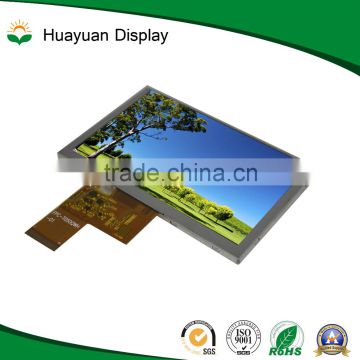800*480 480x272 lcd display 5 inch small tft lcd display monitor with touch panel