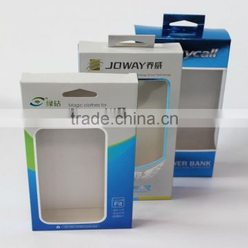 Plastic window Paper Package Box with Full Printing