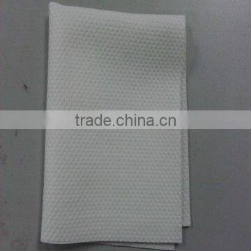 composite nonwoven fabric with web pore