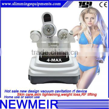 Cellulite Reduction 4-MAX Ultrasonic Vacuum RF Cavitation Ultrasound Machine Slimming Machine For Home Use